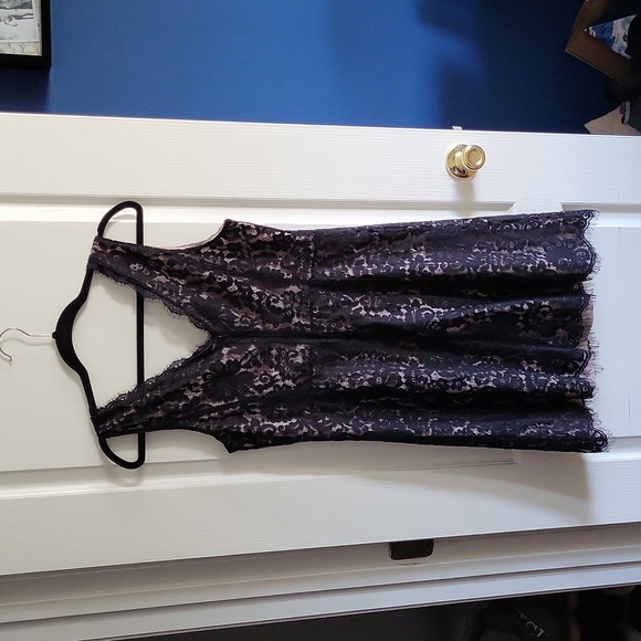 NWT LOFT Outlet lace dress, black - Picture 2 of 4